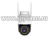 «HDcom K611-5X-ASWV4» - Беспроводная уличная охранная 4MP Wi-Fi купольная IP-камера наблюдения