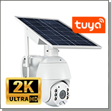 Уличная автономная поворотная 4G камера с солнечной батареей Link Solar TUYA Q3-4GS-4MP