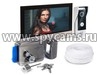 Комплект цветной видеодомофон Eplutus V90RM и электромеханический замок Anxing Lock-AX091