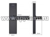 HDcom SL-804 Tuya-WiFi - биометрический Wi-Fi замок и считыватель - габариты